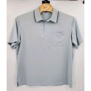 Duluth Trading Standard Fit Performance Polo Shirt Short Sleeve Gray Men's XL